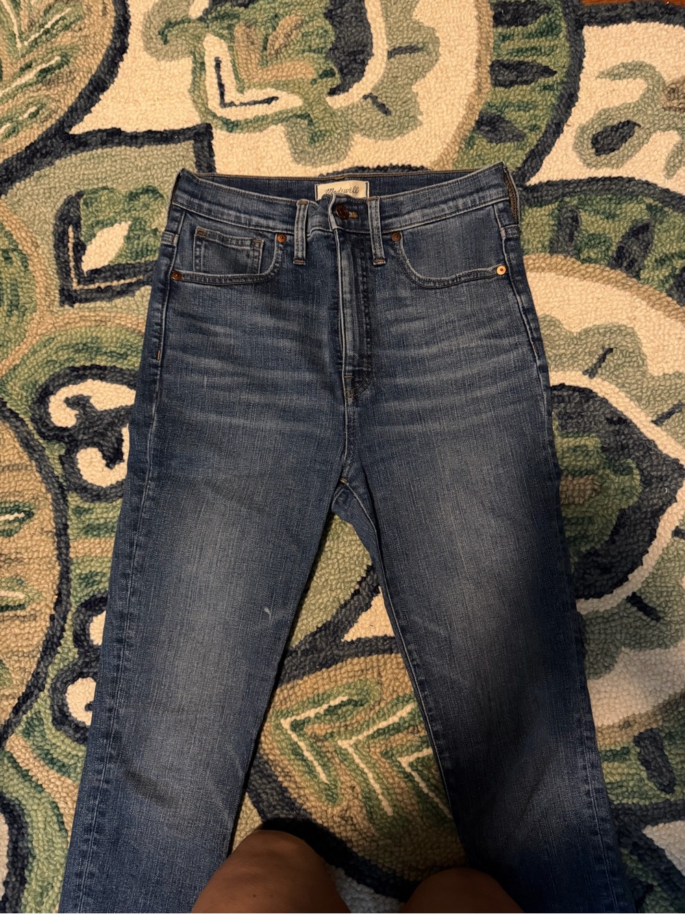 Madewell High-Rise Slim Jeans in Medium Blue Wash